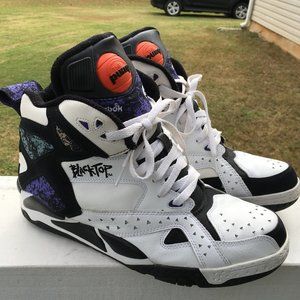 Reebok Pump Blacktop Battleground  White/Black/Beacon